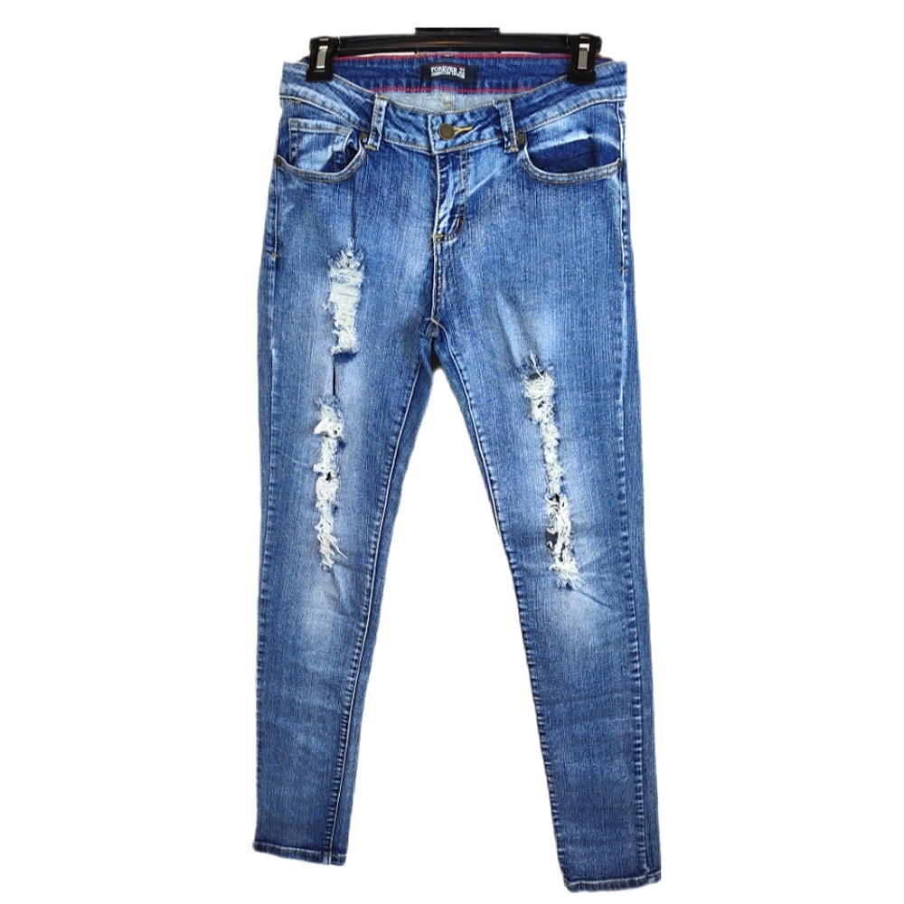 Forever 21 Size 28 Distressed/Ripped Skinny Jeans